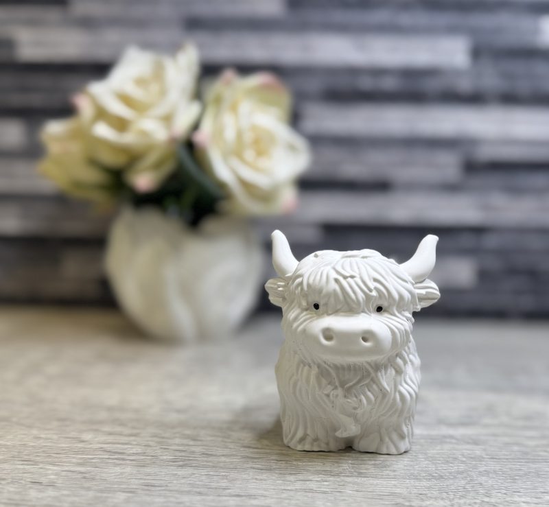 Adorable Handmade Highland Cow Essential Oil Diffuser | Home Décor Fragrance Gift.