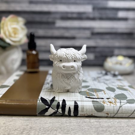 Adorable Handmade Highland Cow Essential Oil Diffuser | Home Décor Fragrance Gift.
