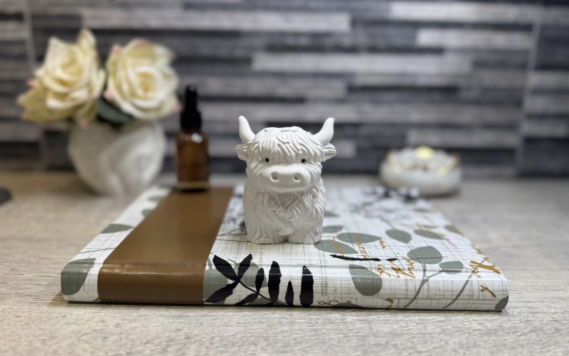 Adorable Handmade Highland Cow Essential Oil Diffuser | Home Décor Fragrance Gift.