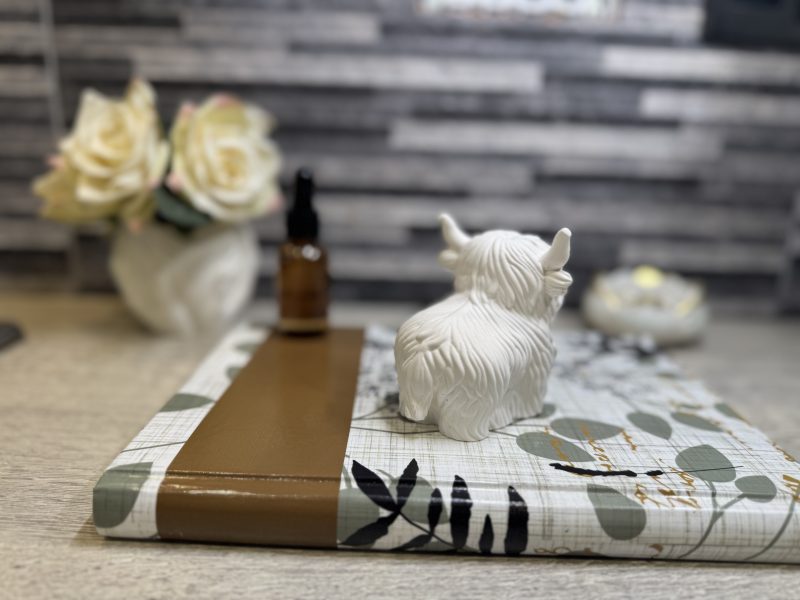 Adorable Handmade Highland Cow Essential Oil Diffuser | Home Décor Fragrance Gift.