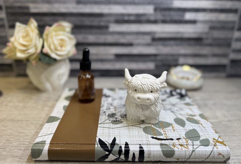 Adorable Handmade Highland Cow Essential Oil Diffuser | Home Décor Fragrance Gift.