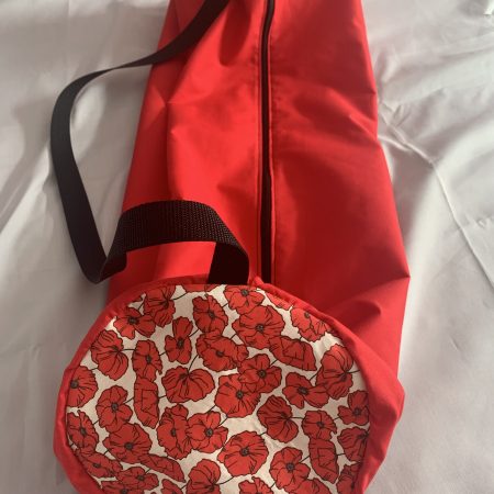 Handmade Two-Tone Lightweight Yoga Mat Carry Bag, Washable