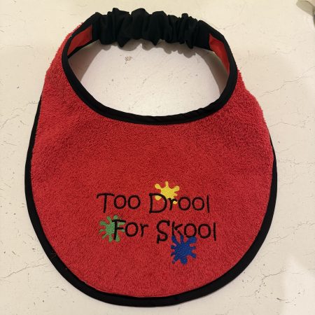 Embroidered Red Giant Breed Dog Bib