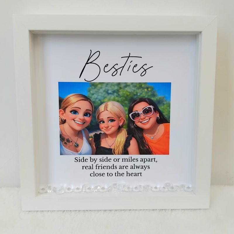 Custom Personalised Cartoon image frame, Personalised Gift, Cartoon Gift, Friend Gift, Birthday Gift