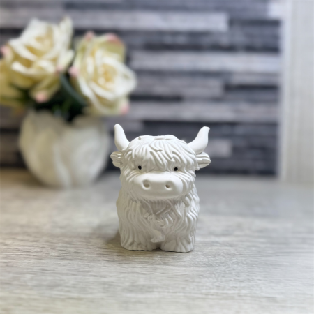 Adorable Handmade Highland Cow Essential Oil Diffuser | Home Décor Fragrance Gift.