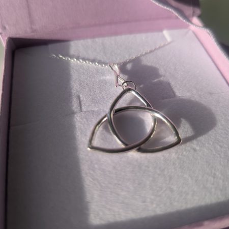 Silver Celtic Knot Triquetra Pendant