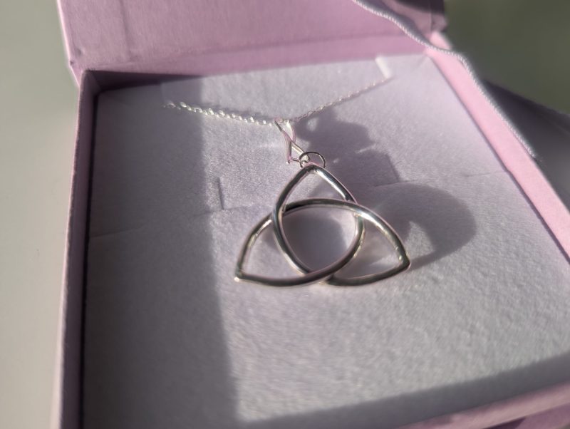 Silver Celtic Knot Triquetra Pendant