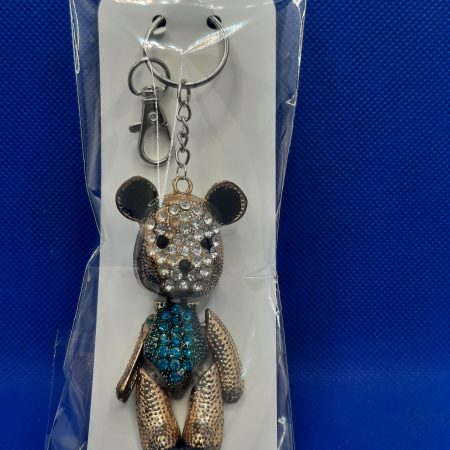 Rhinestone bag charm