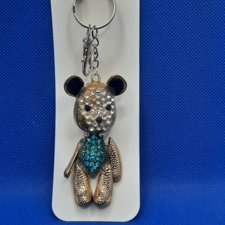 Rhinestone bag charm
