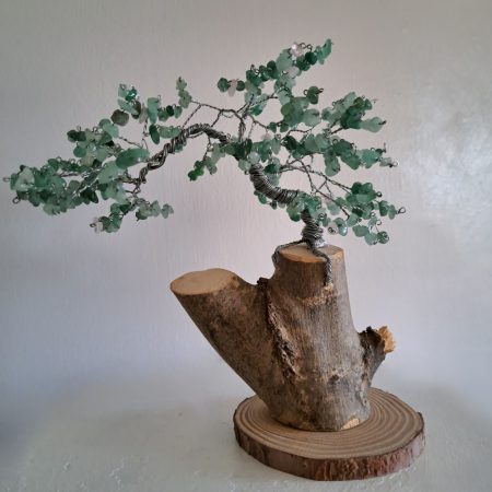 Green Aventurine crystal tree sculpture