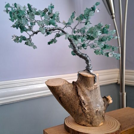 Green Aventurine crystal tree sculpture
