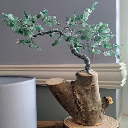 Green Aventurine crystal tree sculpture