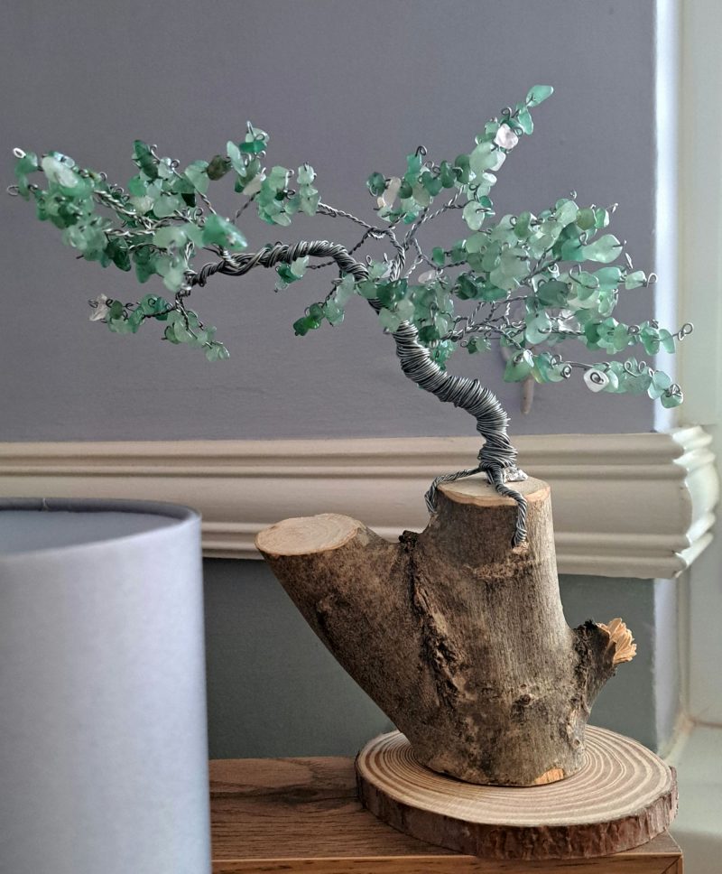 Green Aventurine crystal tree sculpture