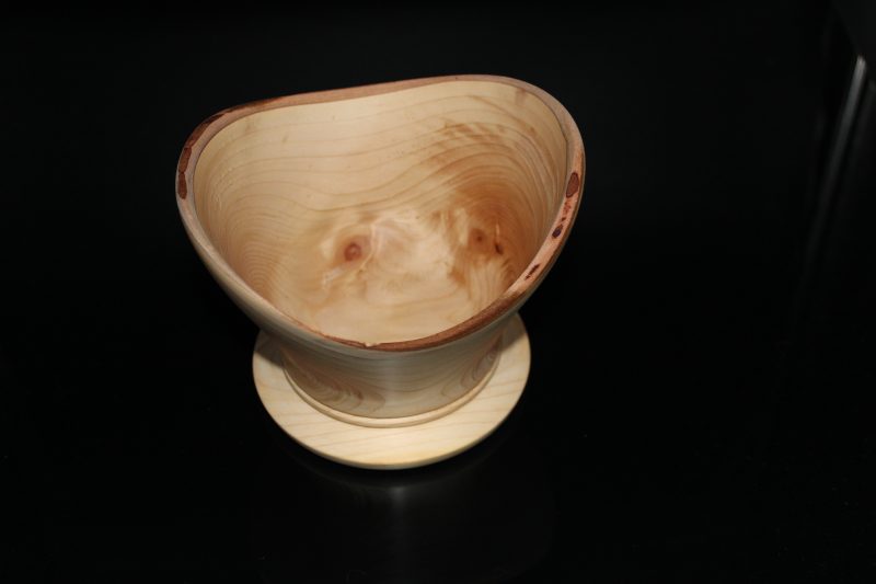Cedar Wavey Pot - Natural Edge