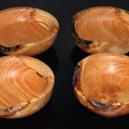 Spalted Elm Bowls - Natural Edge
