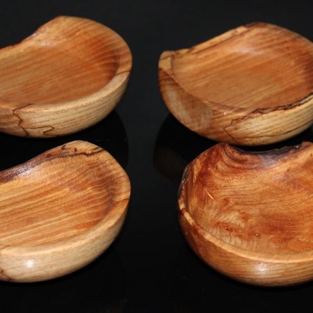 Spalted Elm Bowls - Natural Edge