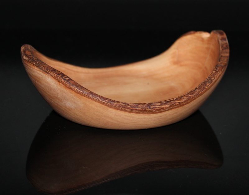 Beech Shallow Winged Bowl - Live Edge