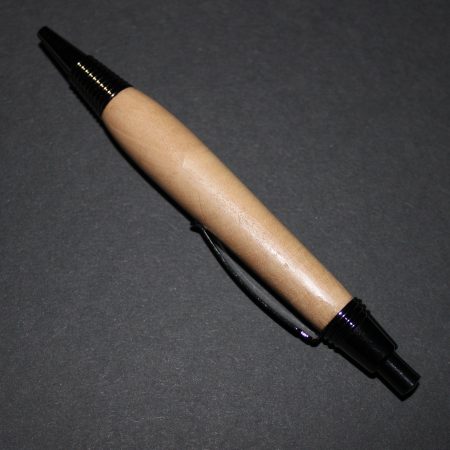 Elm "Spiral" Click Pen with Gun Metal fittings