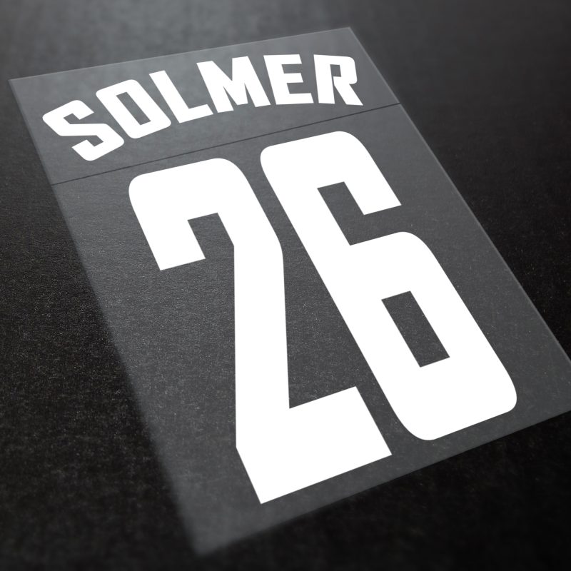 Football Shirt Iron On Transfer DTF Film - Euro
