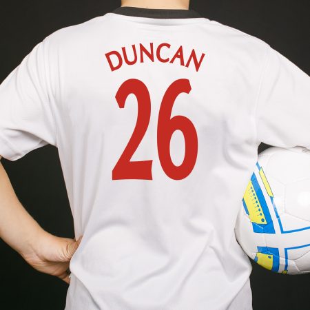 Football Shirt Iron On Transfer DTF Film - Standard