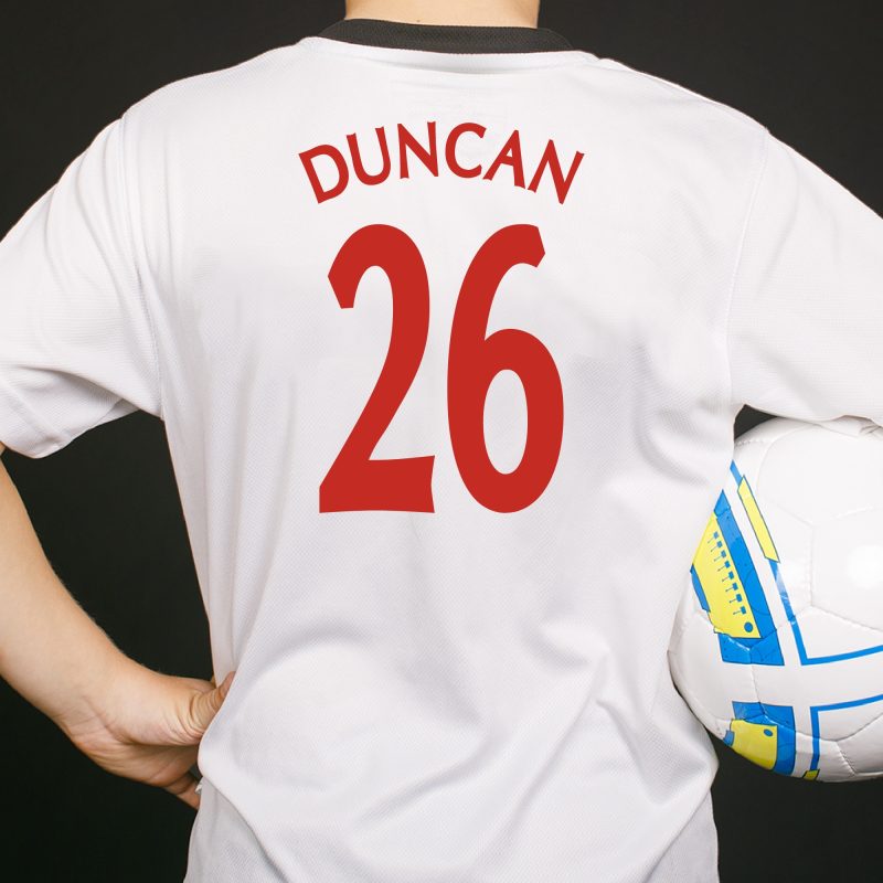 Football Shirt Iron On Transfer DTF Film - Standard
