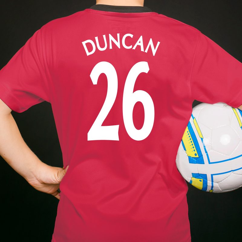 Football Shirt Iron On Transfer DTF Film - Standard