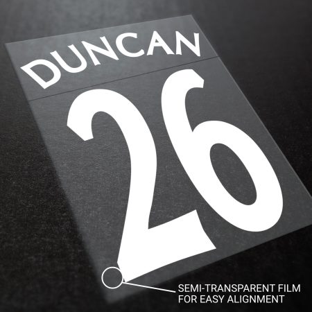 Football Shirt Iron On Transfer DTF Film - Standard