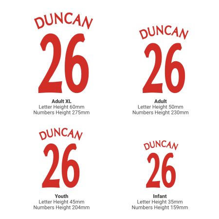 Football Shirt Iron On Transfer DTF Film - Standard