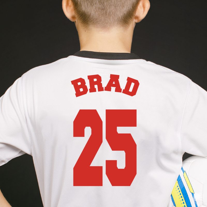 Football Shirt Iron On Transfer DTF Film - American