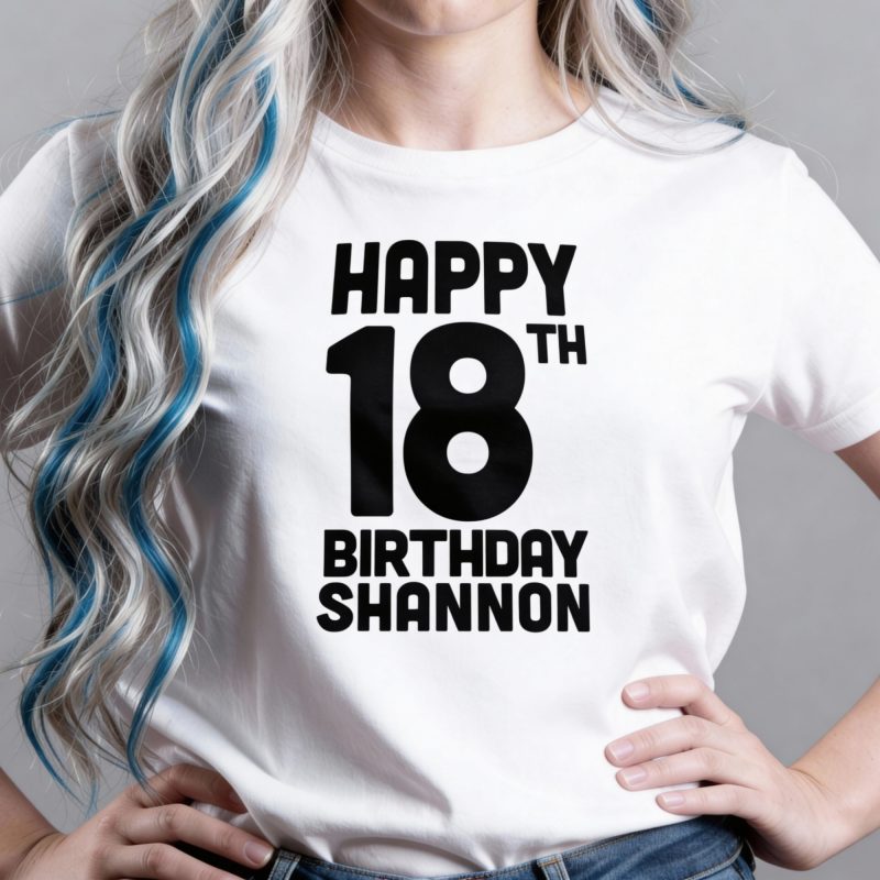 Personalised 18th Birthday Iron On Transfer - Cubano