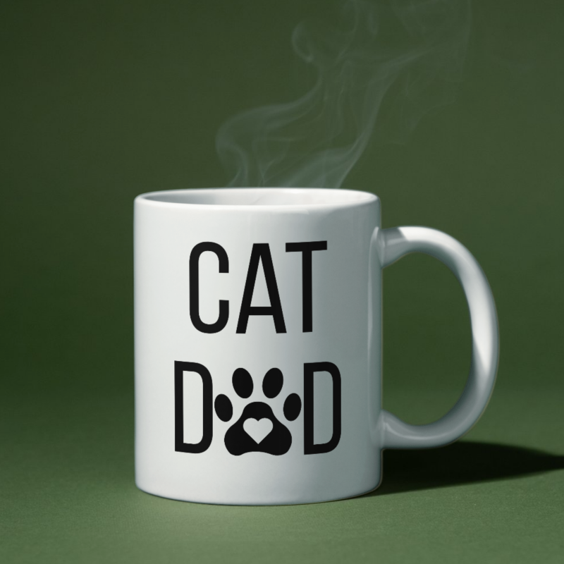 CAT DAD – Ceramic Mug