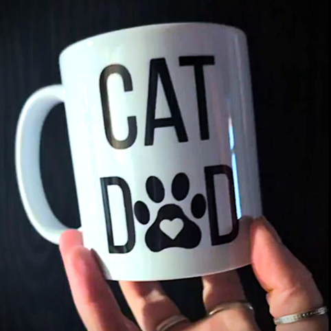 CAT DAD – Ceramic Mug