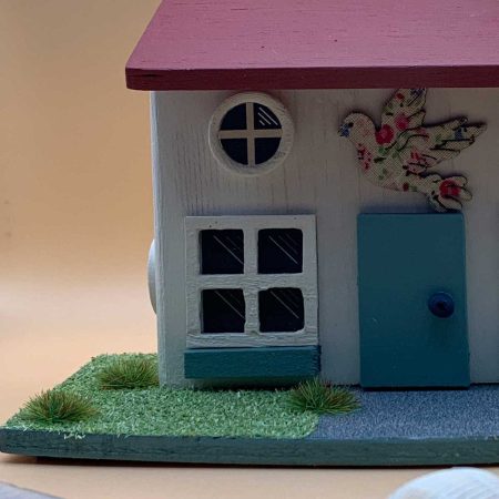 Handmade Dove Cottage wooden ornament - classic edition