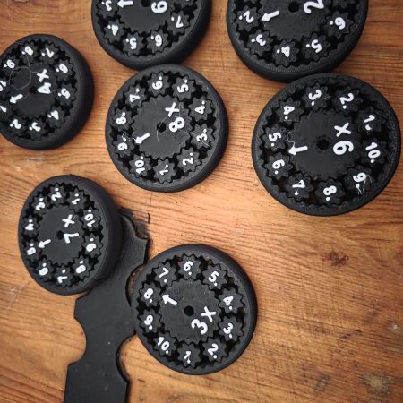 3d printed maths fidget spinners