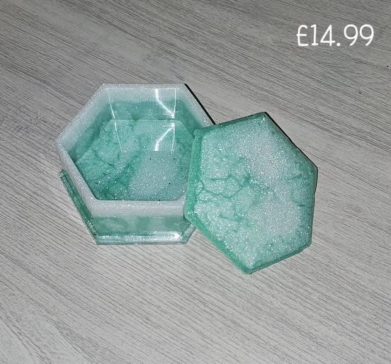 * SPECIAL OFFER* Handcrafted Hexagon Trinket Box