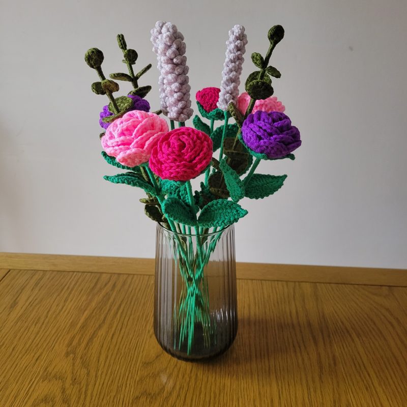 Everlasting Crochet Flower Stems — Mix & Match Your Own7