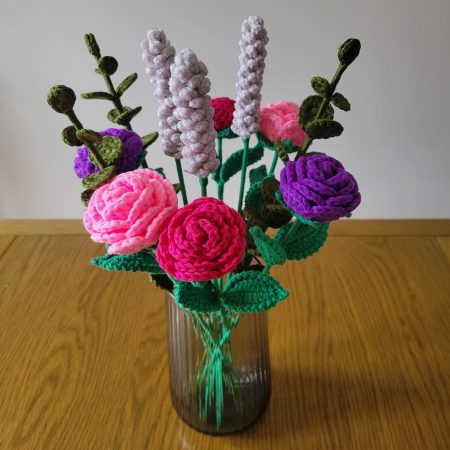 Everlasting Crochet Flower Stems — Mix & Match Your Own7