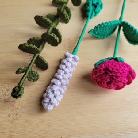 Everlasting Crochet Flower Stems — Mix & Match Your Own7