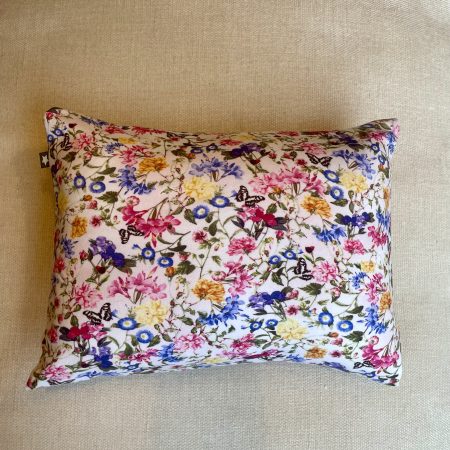 Mini pillow with removable cover (“English Garden")