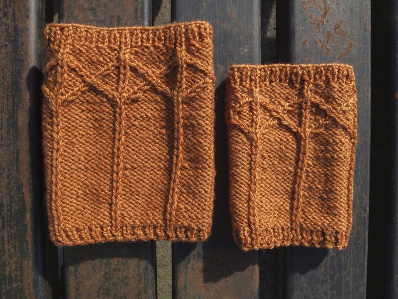 Knitting Pattern: Eye of the Tiger Boot Toppers