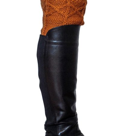 Knitting Pattern: Eye of the Tiger Boot Toppers