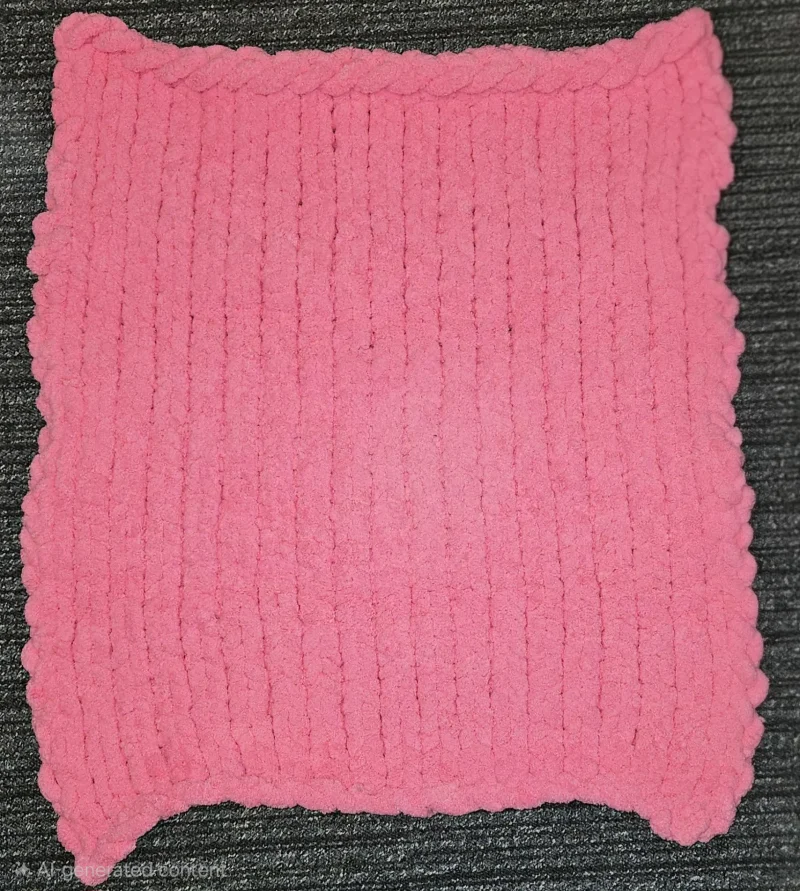 Chunky Finger‑Knitted Baby Blanket – Handmade Soft Newborn Gift Sage Green