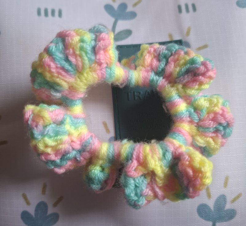 Pastel Neon Hair Scrunchie