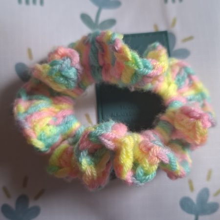 Pastel Neon Hair Scrunchie
