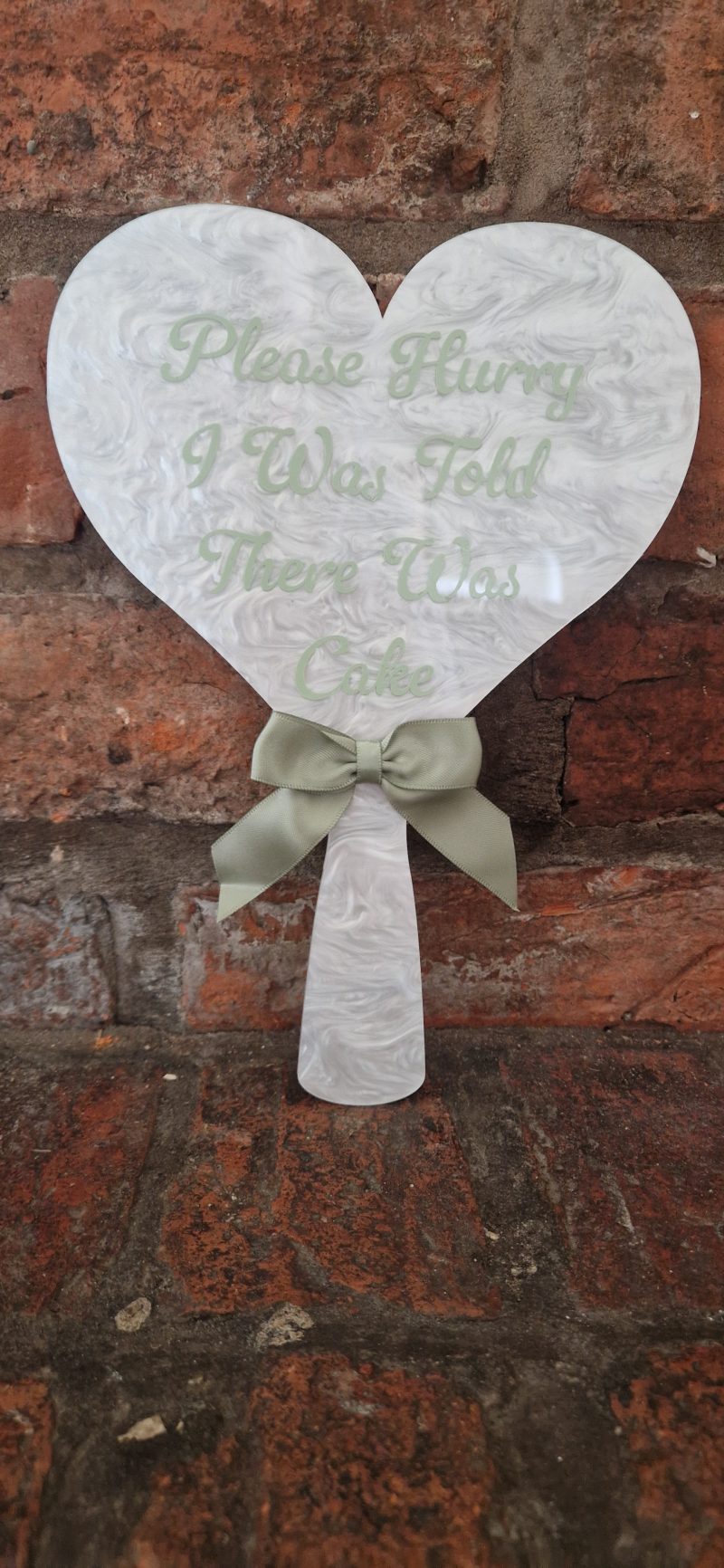 Heart Shaped acrylic Paddle