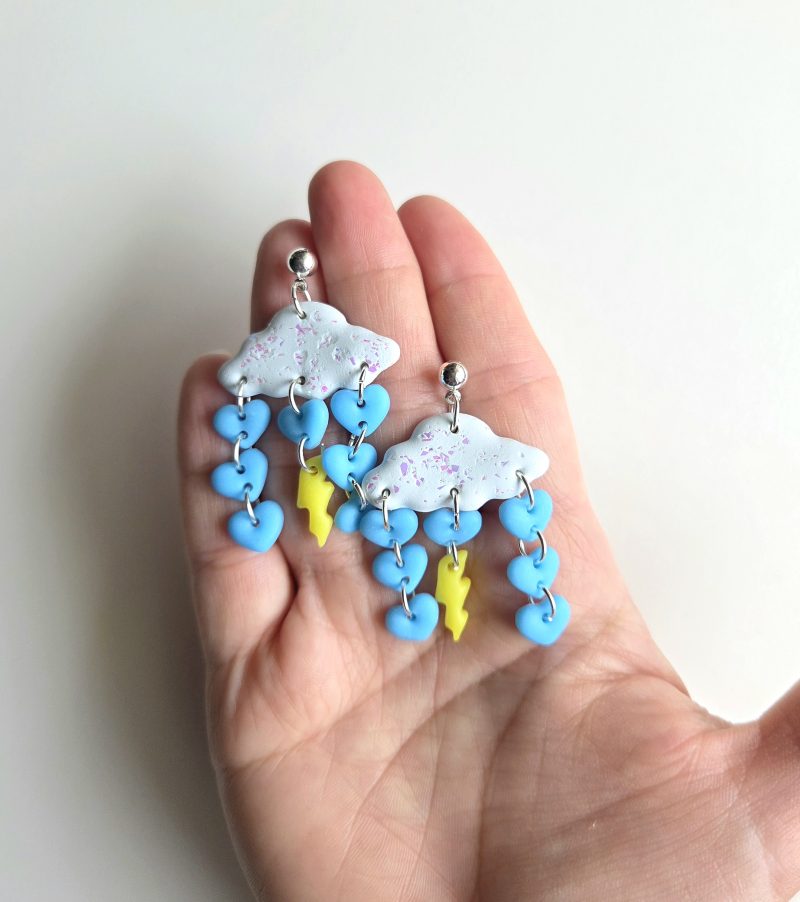 Polymer Clay Earrings Thunderheart