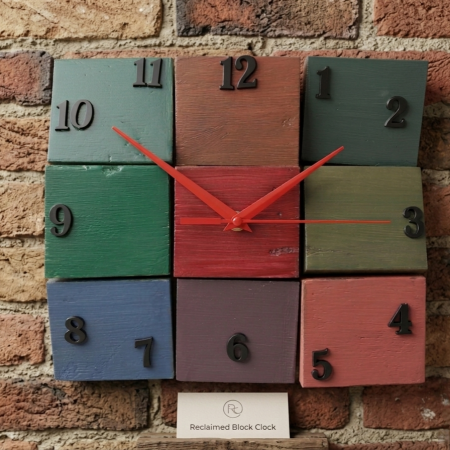Reclaimed block clock
