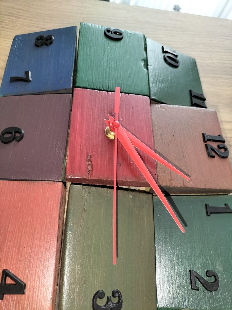 Reclaimed block clock
