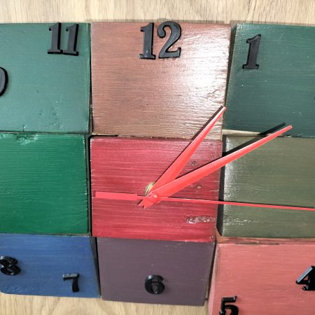 Reclaimed block clock