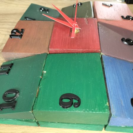 Reclaimed block clock